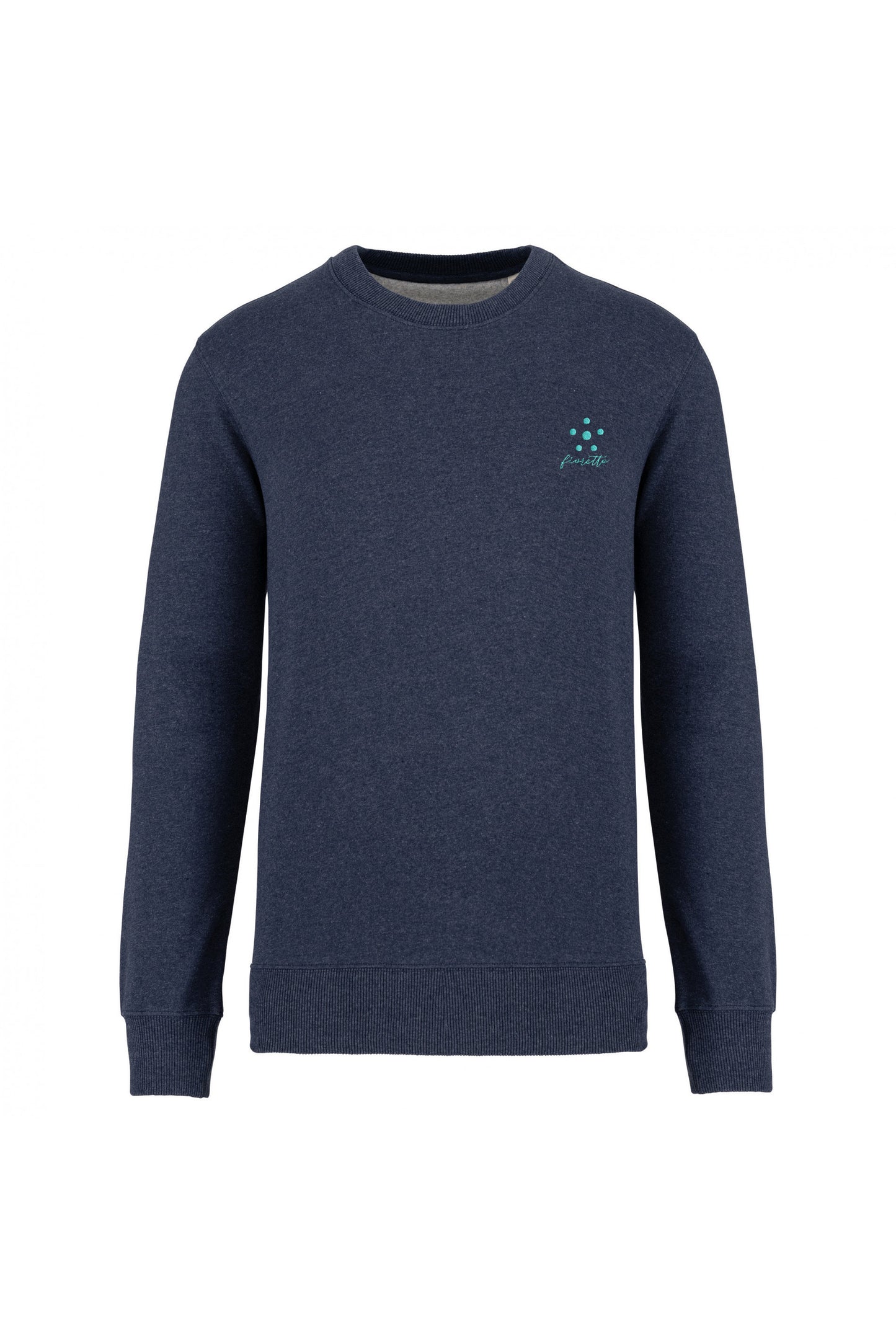 Felpa 100% tessuto riciclato - Blue navy