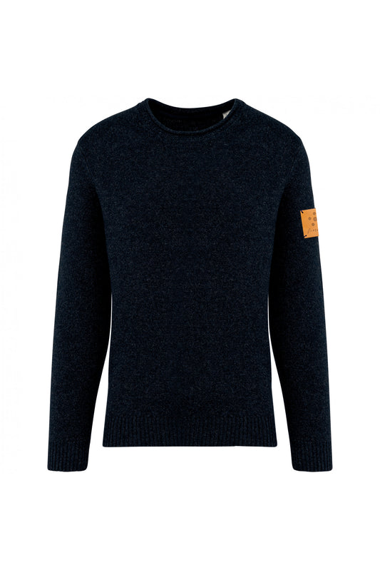 Pullover in lana merino - Deep Indigo