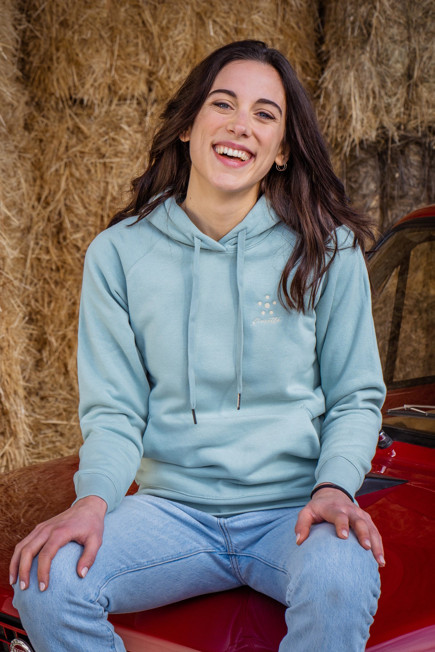 Felpa Hoodie - Aquamarine