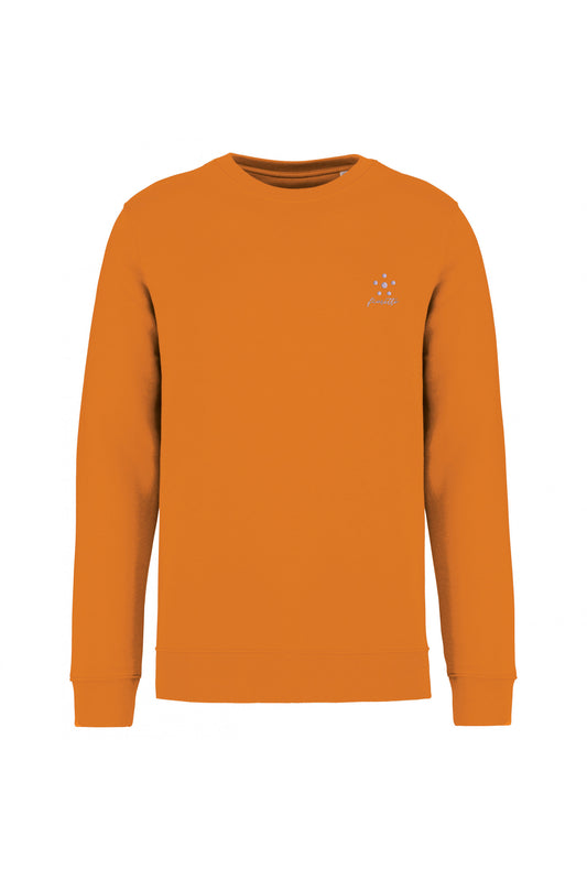 Felpa Crew - Tangerine