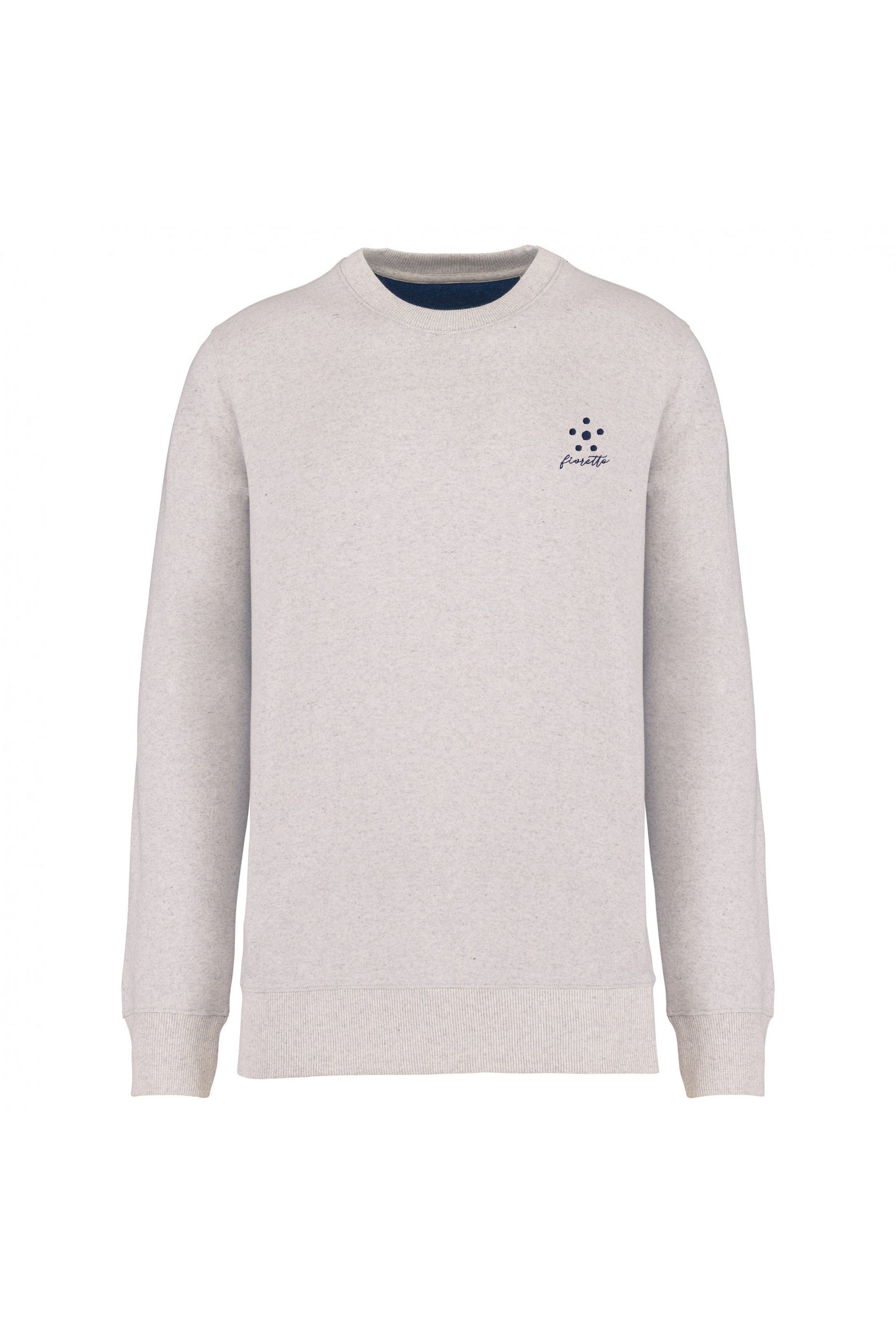 Felpa 100% tessuto riciclato - Cream